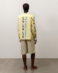 BAGGY TWILL CORD BEACH SHORT