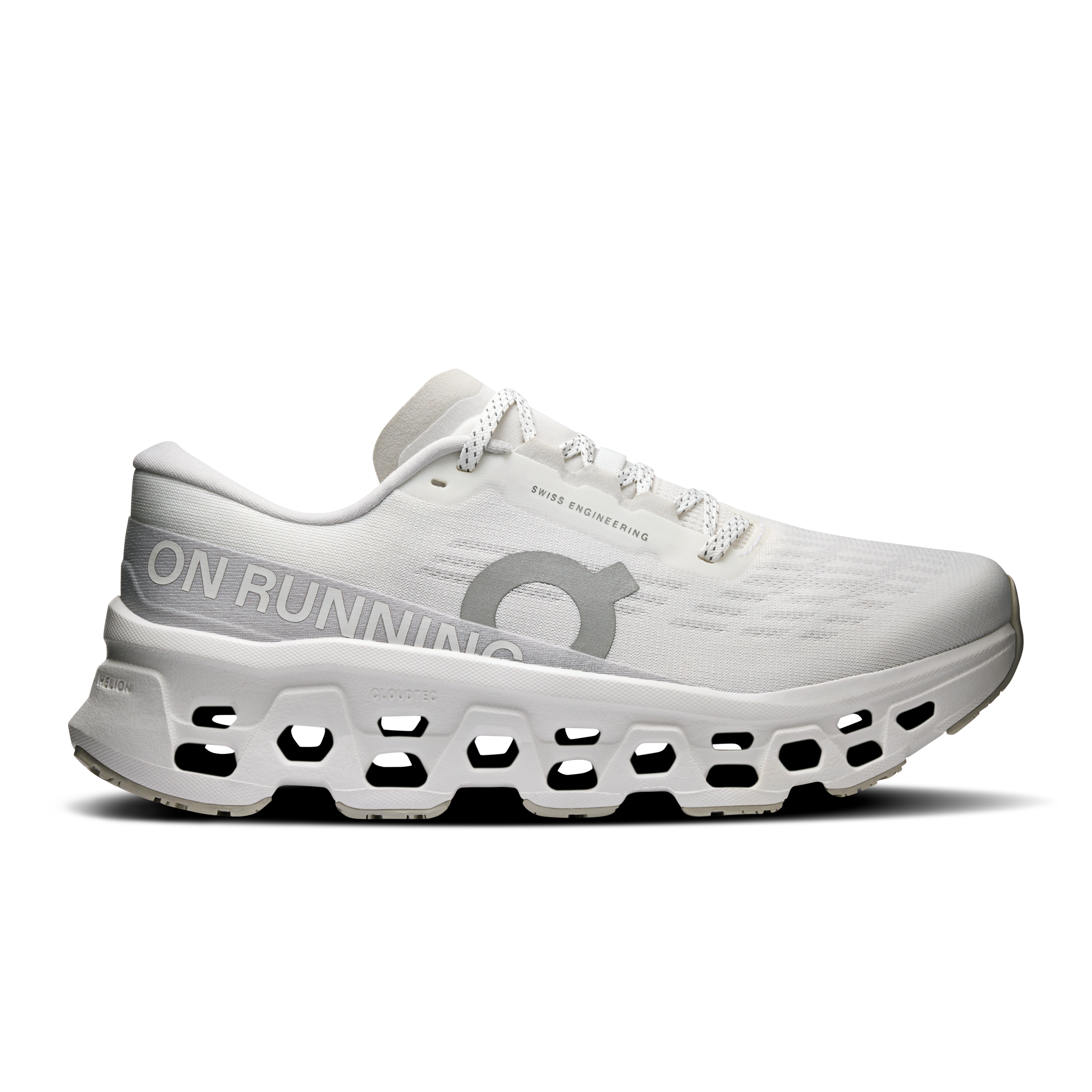 On Running Women's Cloudmonster 3 Shoes - White / Wolf