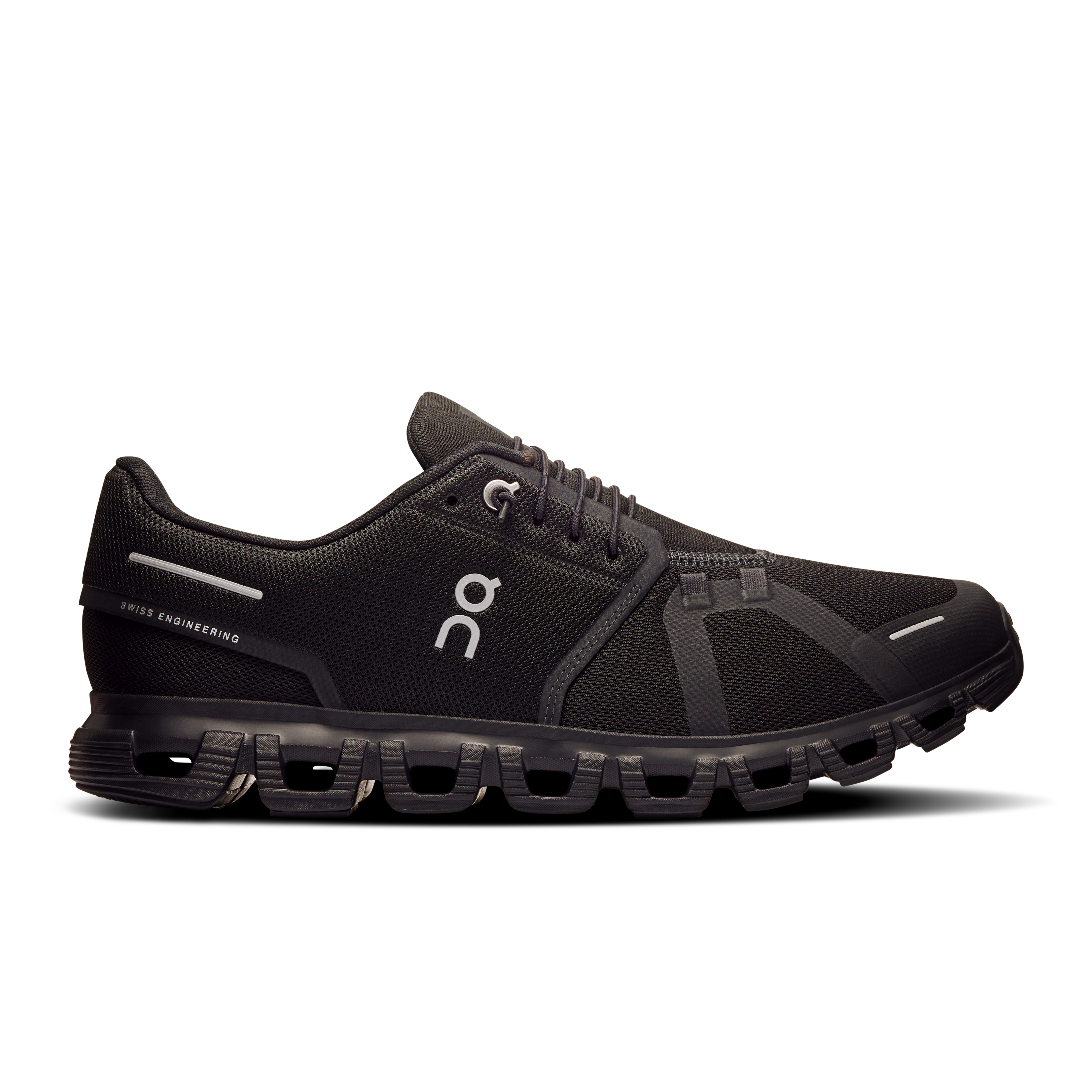 On Running Men's Cloud 6 Wide Shoes - Black / Black